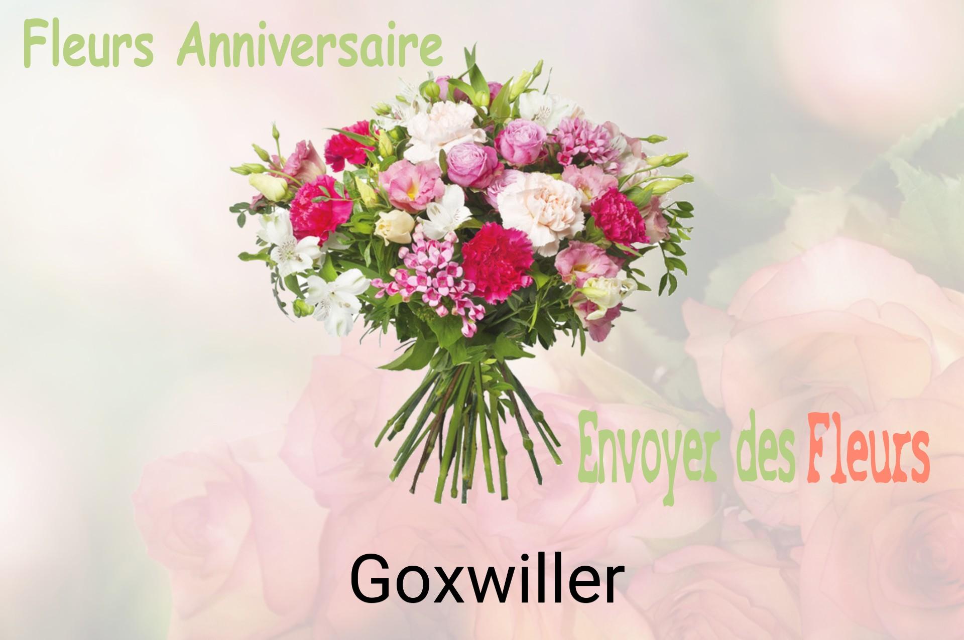 Bouquet de fleurs d’anniversaire livré à Goxwiller